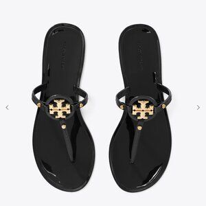 Tory Burch Mini Miller Jelly Sandal - Black -Size  6